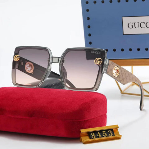 5-color fashion double graffiti printing sunglasses