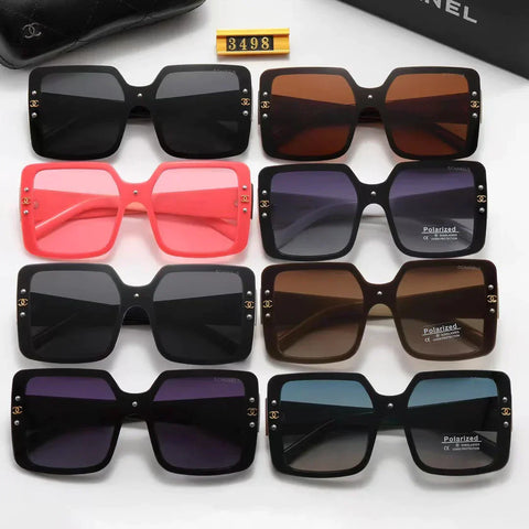 8-color stripe printing temple polarized sunglasses