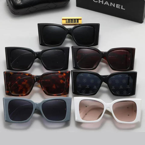 6-color fashion  letter temple polarized sunglasses