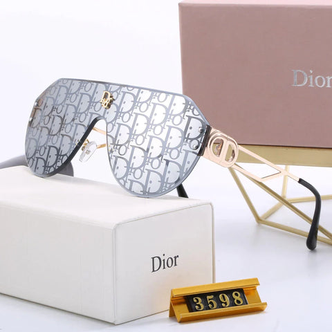 6-color fashion hollow temple sunglasses