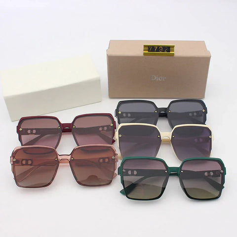 5 Colors Simple Mosaic  Polarized Sunglasses