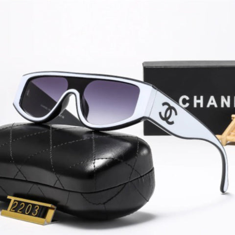 6-color fashion  letter temple polarized sunglasses