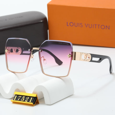 6 Colors Fashion Square Frame Sunglasses 17521