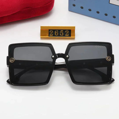 6-color fashion  letter temple sunglasses polarized glasses