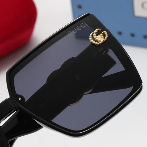 5-color fashion polarized sunglasses with letter temples