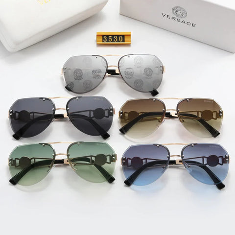 6-color stylish letter sunglasses