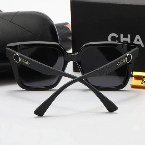 4-color double  rhombic temple polarized sunglasses