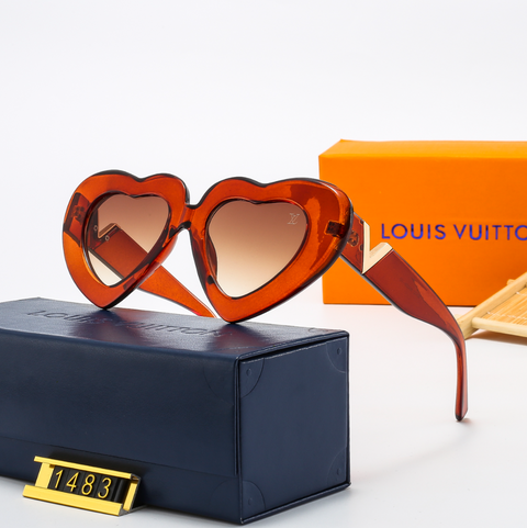 7 Colors Fashion Heart Polarized Sunglasses
