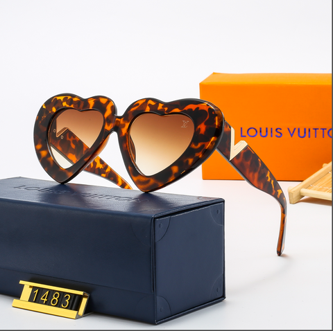 7 Colors Fashion Heart Polarized Sunglasses