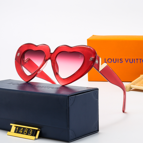 7 Colors Fashion Heart Polarized Sunglasses