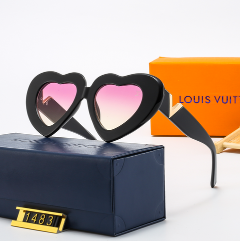 7 Colors Fashion Heart Polarized Sunglasses