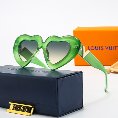 7 Colors Fashion Heart Polarized Sunglasses