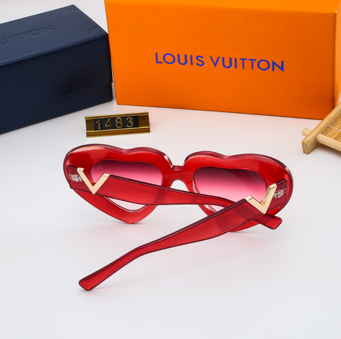 7 Colors Fashion Heart Polarized Sunglasses