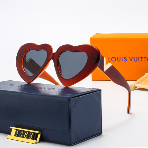 7 Colors Fashion Heart Polarized Sunglasses