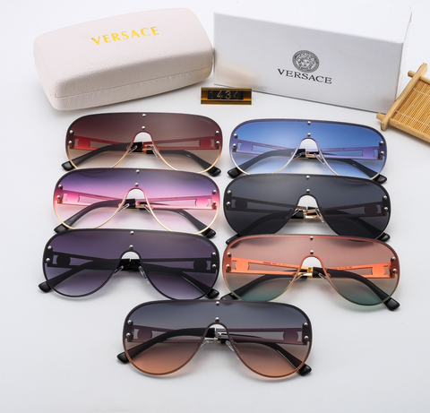 7 Colors Simple Oval  Polarized Flat Sunglasses
