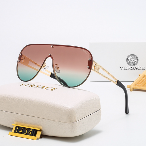 7 Colors Simple Oval  Polarized Flat Sunglasses