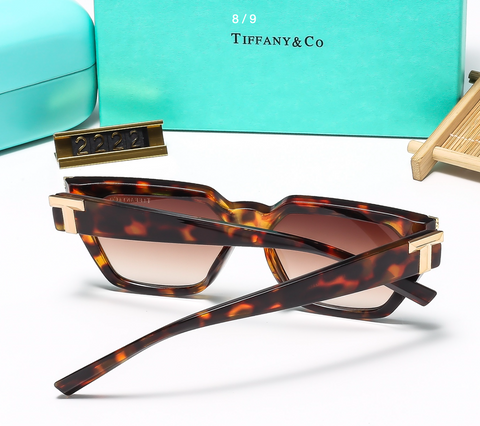 6 color simple hollow square glasses