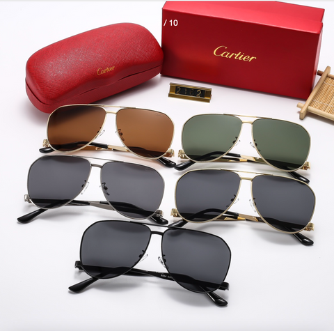 5 Color Women's Metal Sunglasses