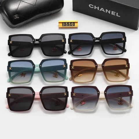 7-Color Fashion Temple Pendant Sunglasses Polarized Glasses