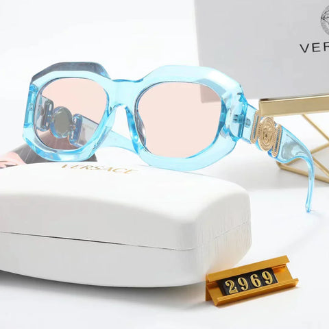 9-color fashion lion head polarized sunglasses