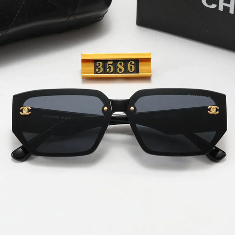 5-Color  Letter Temple Polarized Sunglasses