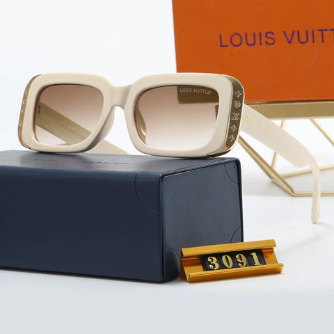 5 Colors Fashion Side Letter Four Leaf Clover Polarized Sunglasses