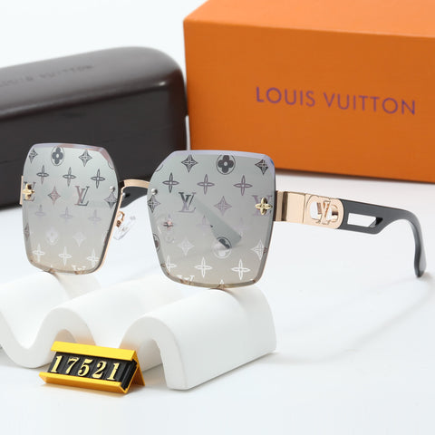 6 Colors Fashion Square Frame Sunglasses 17521