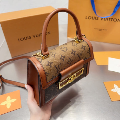 New Classic Leather Handbag Messenger Bag