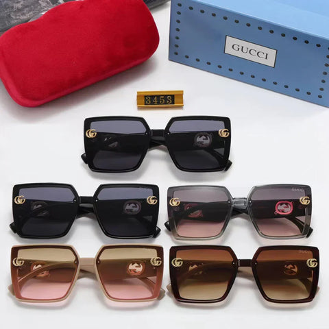 5-color fashion double graffiti printing sunglasses