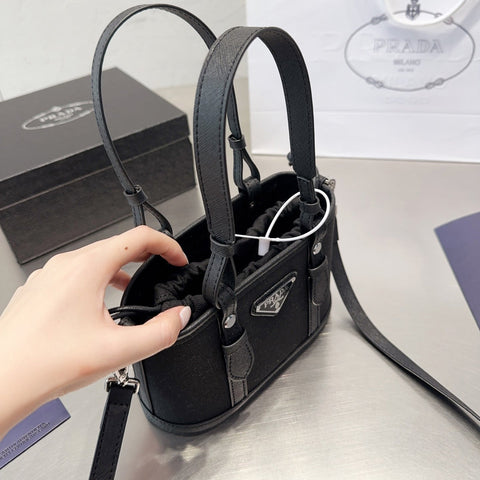 Triangular Logo Casual Handbag