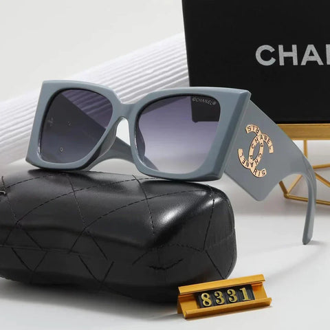 6-color fashion  letter temple polarized sunglasses