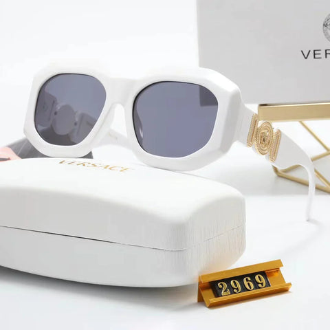 9-color fashion lion head polarized sunglasses