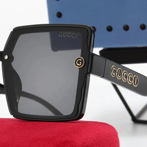 6-color fashion  letter temple sunglasses polarized glasses