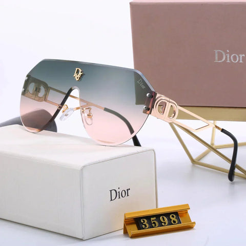 6-color fashion hollow temple sunglasses