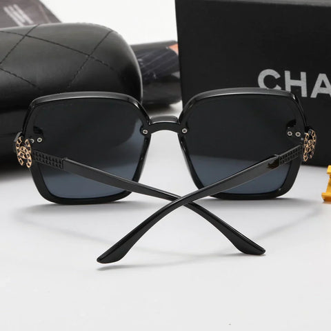 4 color fashion oval double  temple polarized sunglasses