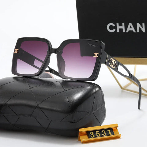 5-Color Fashion  Temple Hollow Sunglasses