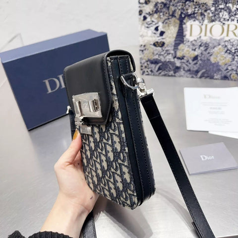 Monogram Jacquard Crossbody Phone Bag
