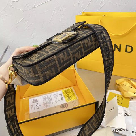 Classic Monogram Embroidered Flap Bag