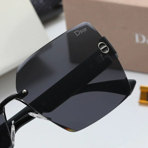 4 color double rimless lens polarized sunglasses