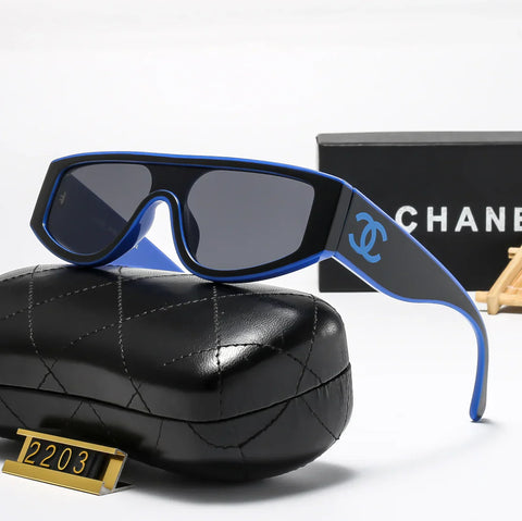 6-color fashion  letter temple polarized sunglasses