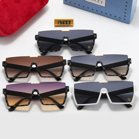 5 Colors One Piece  Printed Polarized Sunglasses