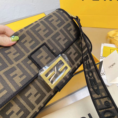 Classic Monogram Embroidered Flap Bag