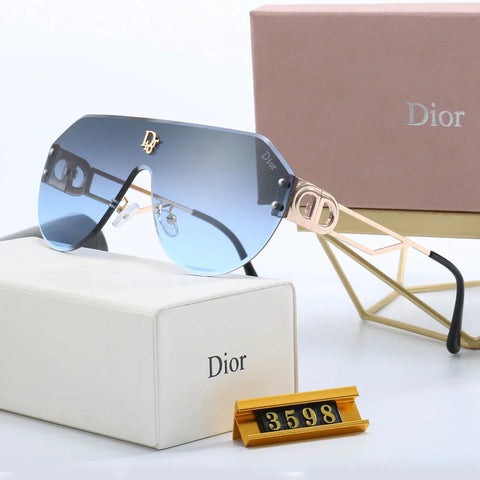 6-color fashion hollow temple sunglasses