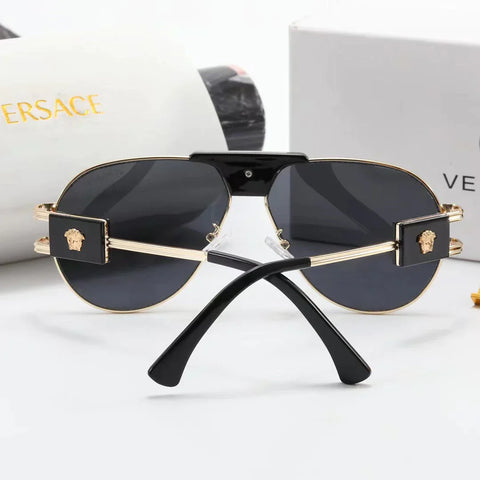 5-color fashion lion head temple sunglasses polarized glasses