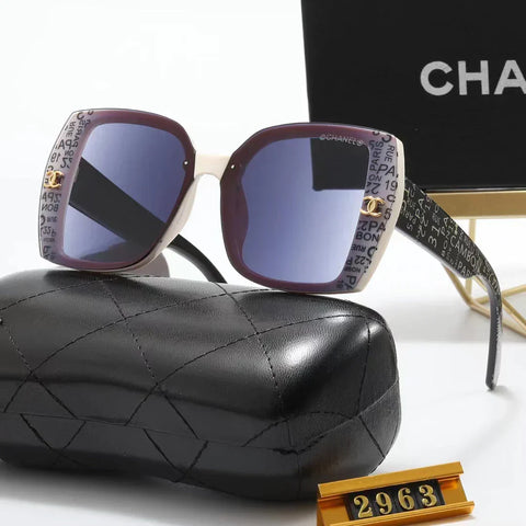 5-color fashion graffiti print sunglasses