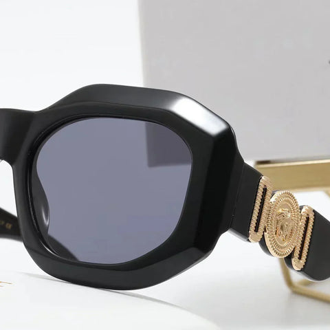 9-color fashion lion head polarized sunglasses