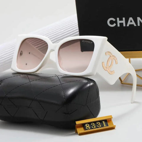 6-color fashion  letter temple polarized sunglasses