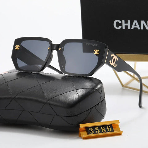 5-Color  Letter Temple Polarized Sunglasses