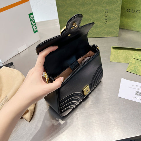 Monogram Flap Chain Mini Handle Bag