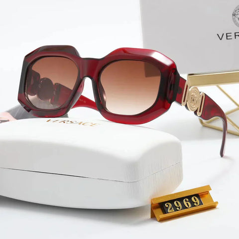 9-color fashion lion head polarized sunglasses